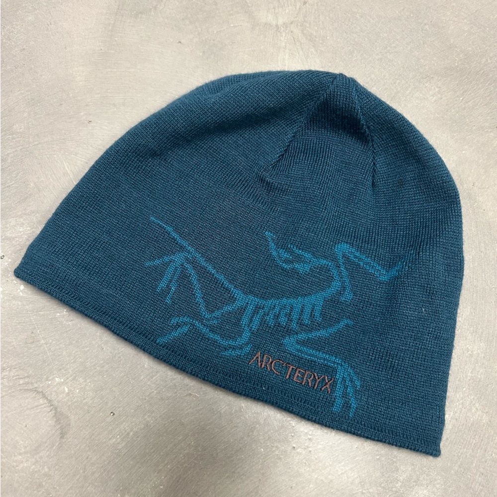 Arc'teryx Teal Knit Logo Beanie